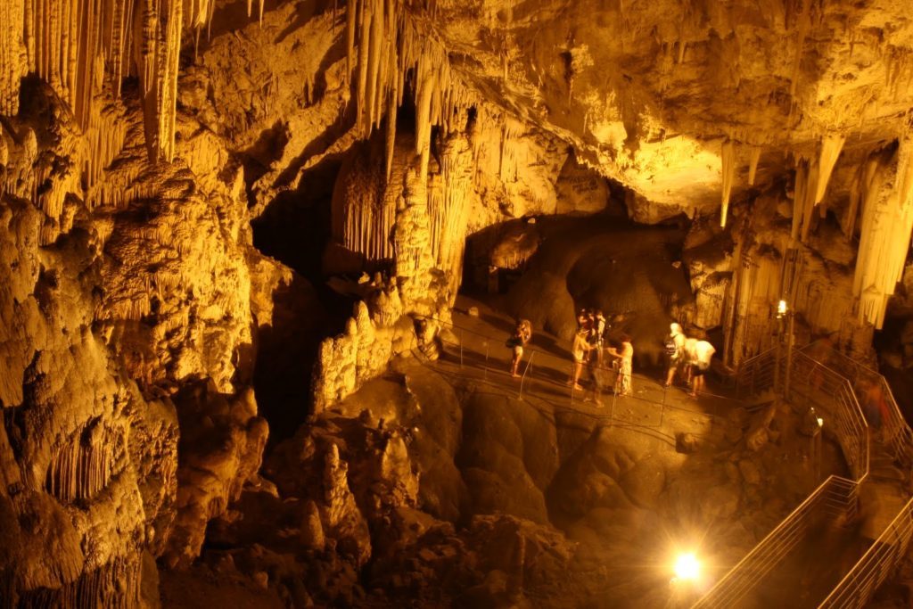 Inside Antiparos Cave